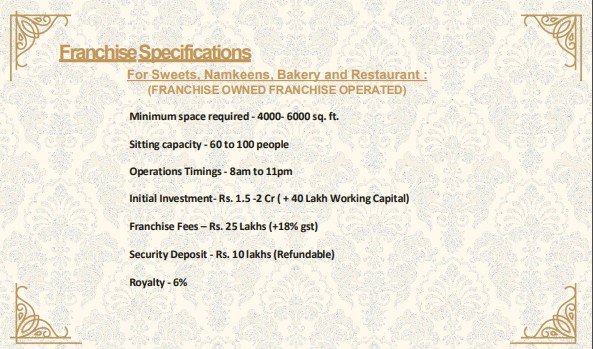 Franchise Specs